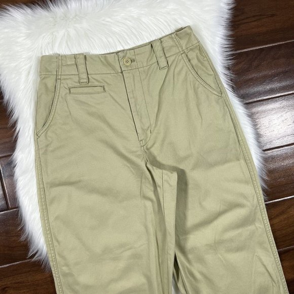Madewell Size 4 Pale Lichen Relaxed‎ Chino Pants - Picture 2 of 10